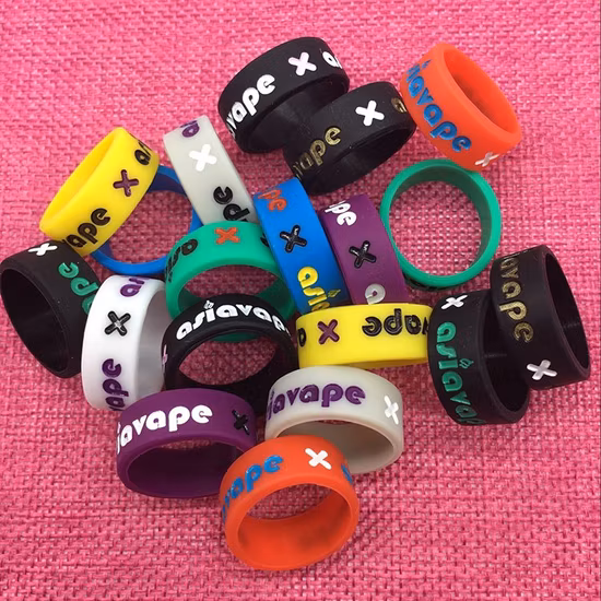 Fashion Design Durable Sports Silicone Finger Ring for Men Women