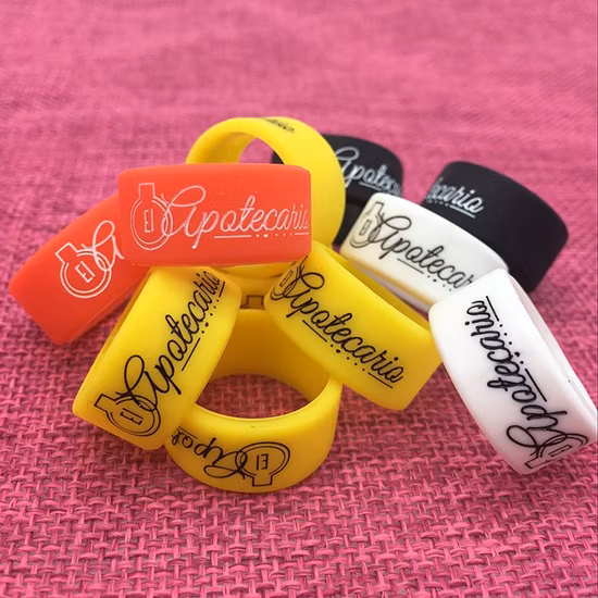 Fashion Design Durable Sports Silicone Finger Ring for Men Women