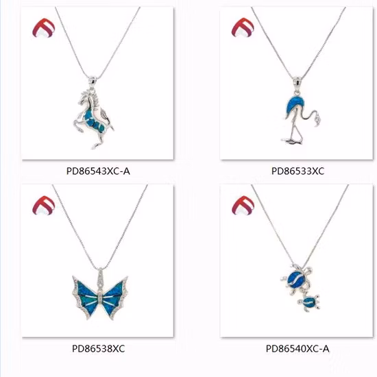 New Style 925 Sterling Silver Opal Jewelry Pear Pendant Fashion Necklace