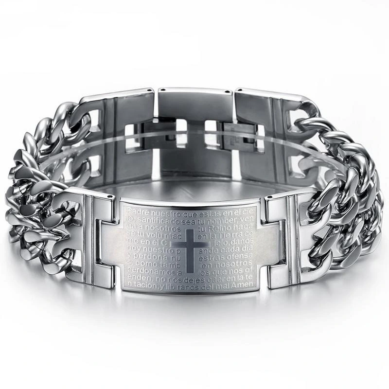 Stainless Steel Men′s Link Bracelets Boy′s Fashion